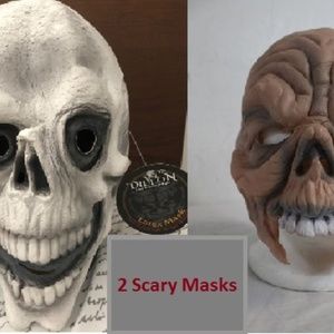 Two Dillon Scary Masks For Halloween